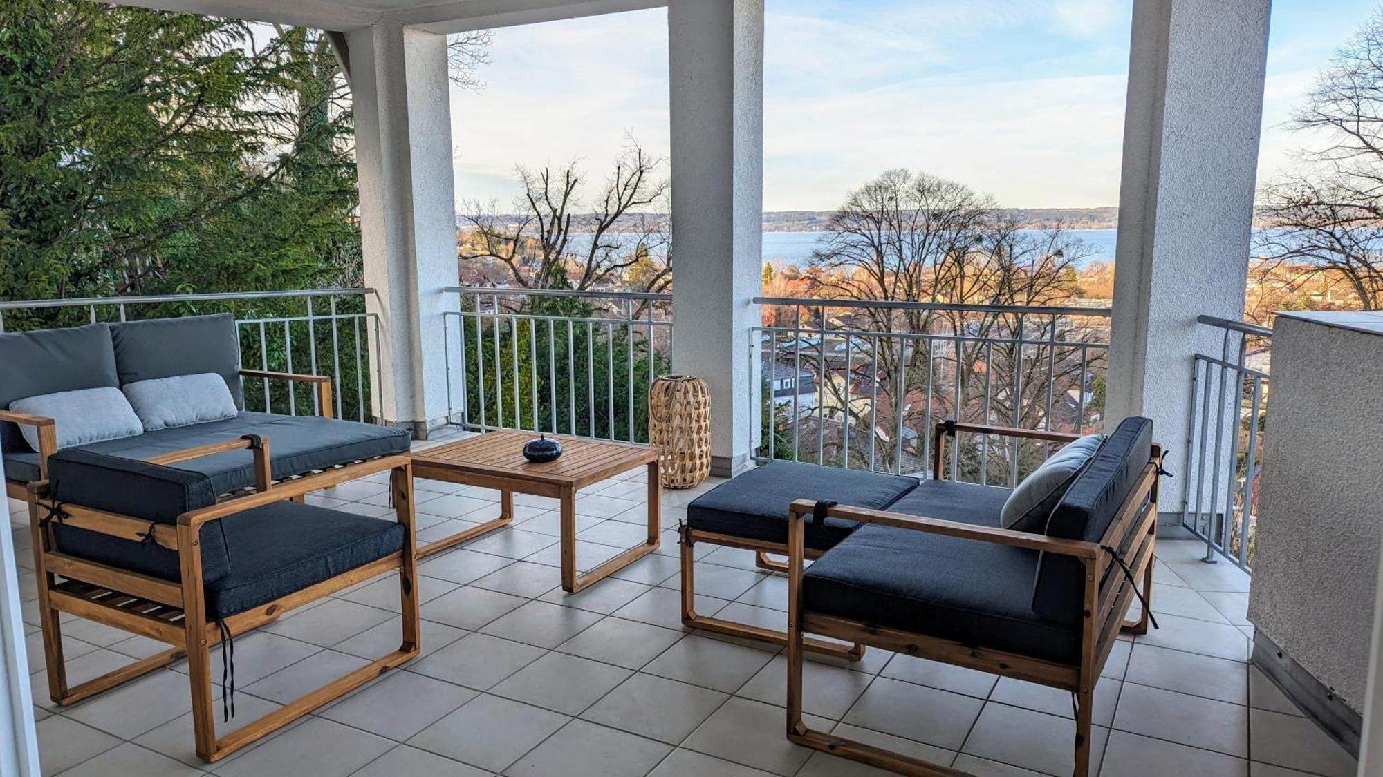 Liboria I Villa Mit Seeblick 10Min Vom See Herrsching am Ammersee Exteriör bild
